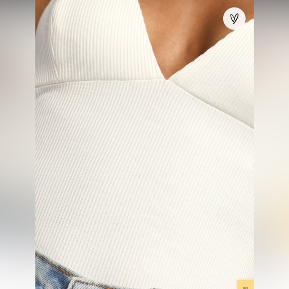 Chic Spin White Sleeveless Lace-Up Backless Bodysuit - Picture 4 of 10